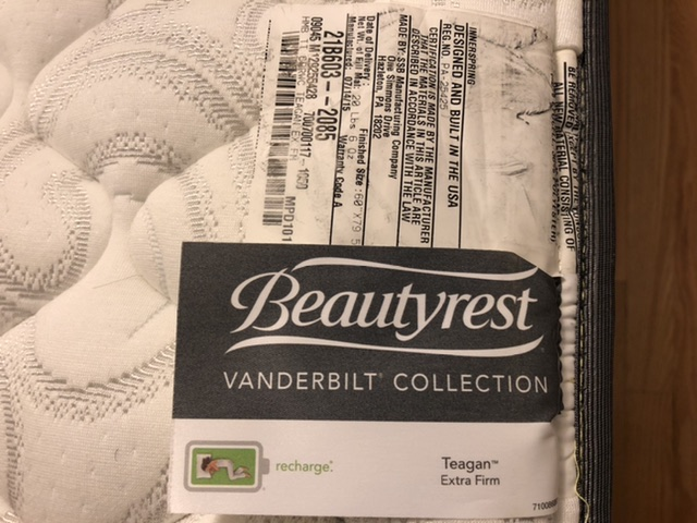 Simmons Beautyrest Vanderbilt Collection