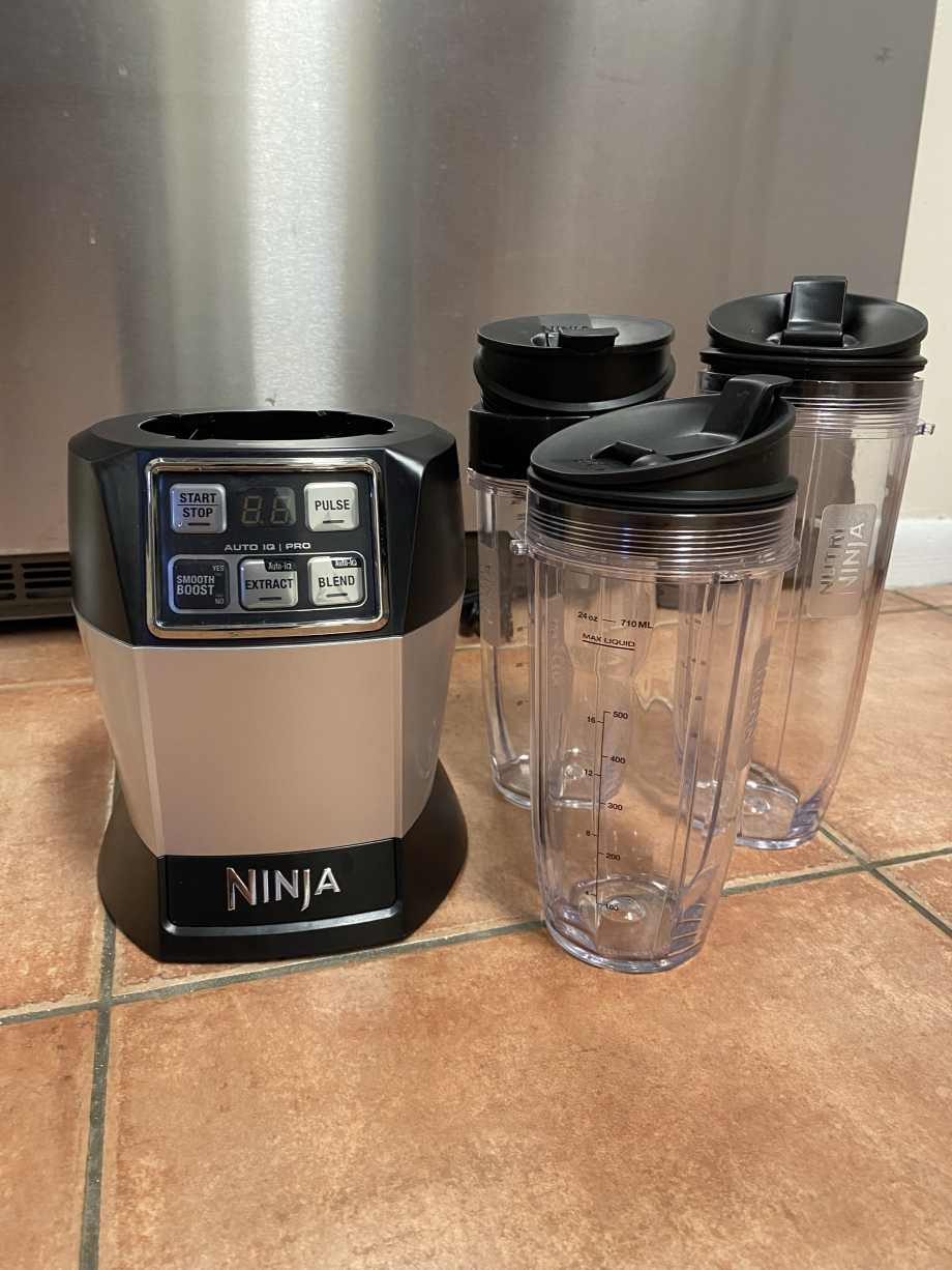 Nutri Ninja Pro Single Serve Blender Black 닌자 믹서