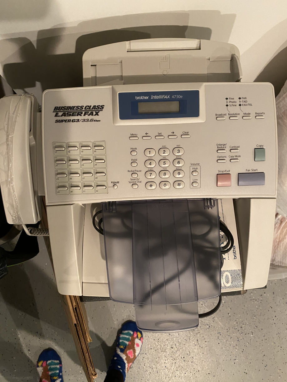 New Fax 머신 (Staples 에서 같은기종 499불)