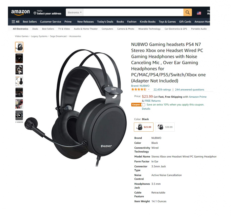 게임용 헤드셋 headsets in Bergen County, NJ