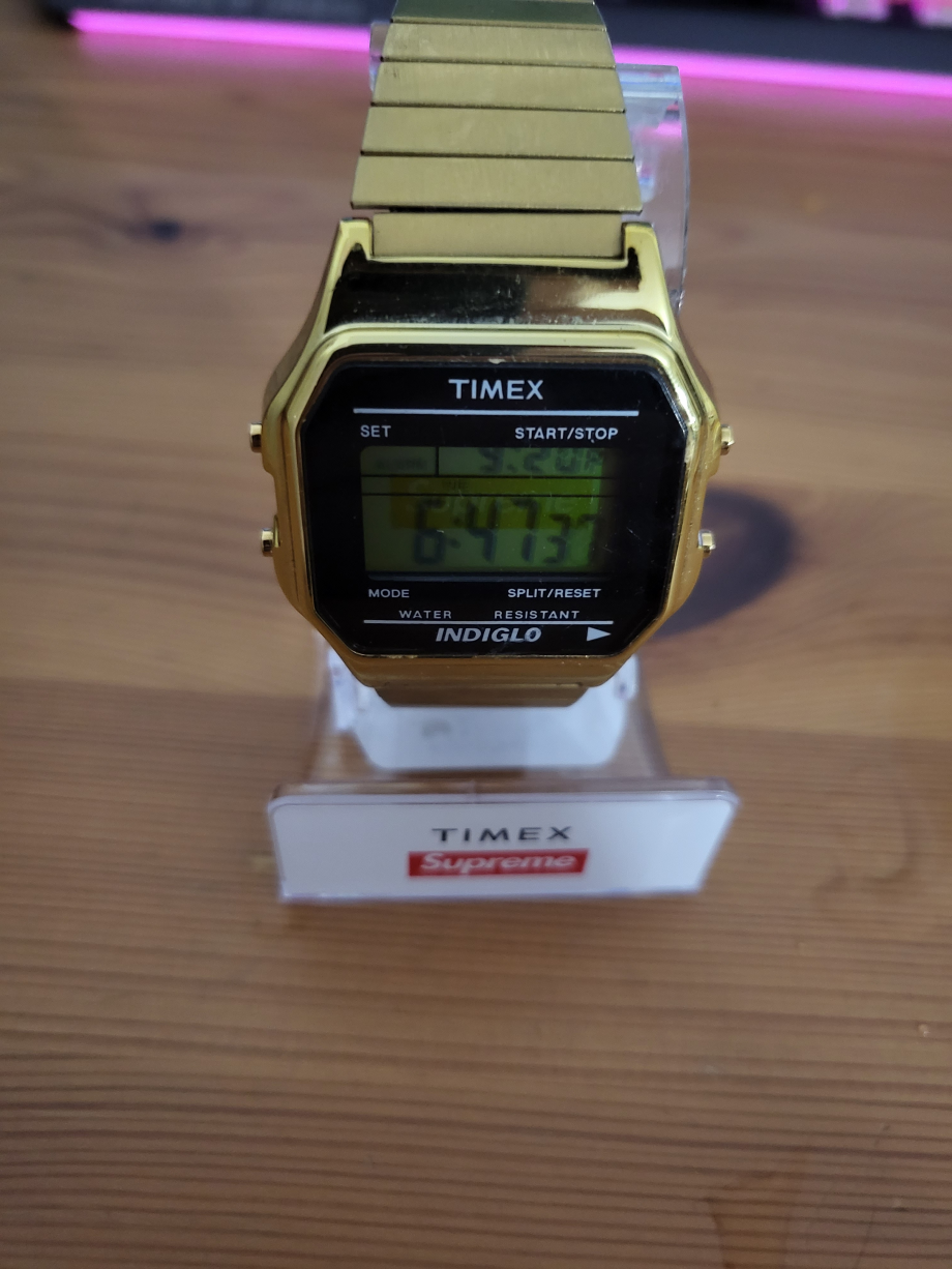 Supreme timex gold
